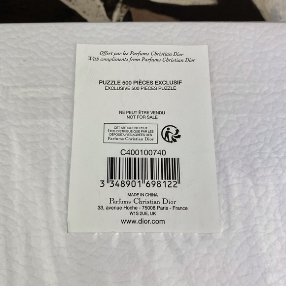 NWT Dior 2024 VIP Gift 500 Piece Puzzle Limited Edition Set. - Picture 4 of 5